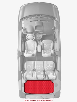 ЭВА коврики «Queen Lux» багажник для Renault Kaptur
